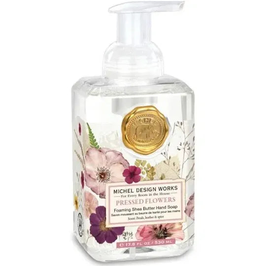 Pressed Flowers Foaming Soap - Zinnias Gift Boutique