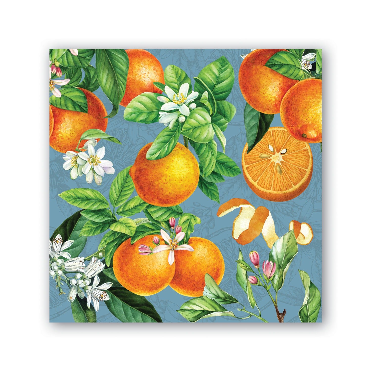 L'orange cocktail Napkin - Zinnias Gift Boutique