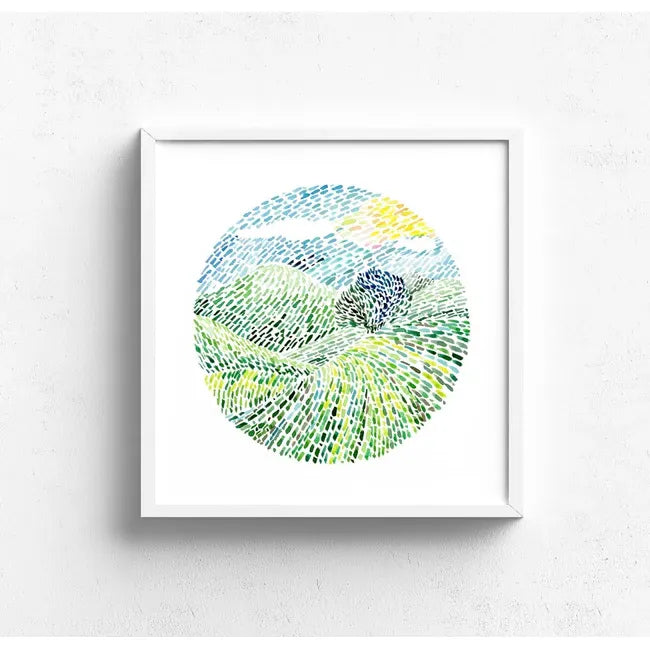 Giclee Print - Zinnias Gift Boutique