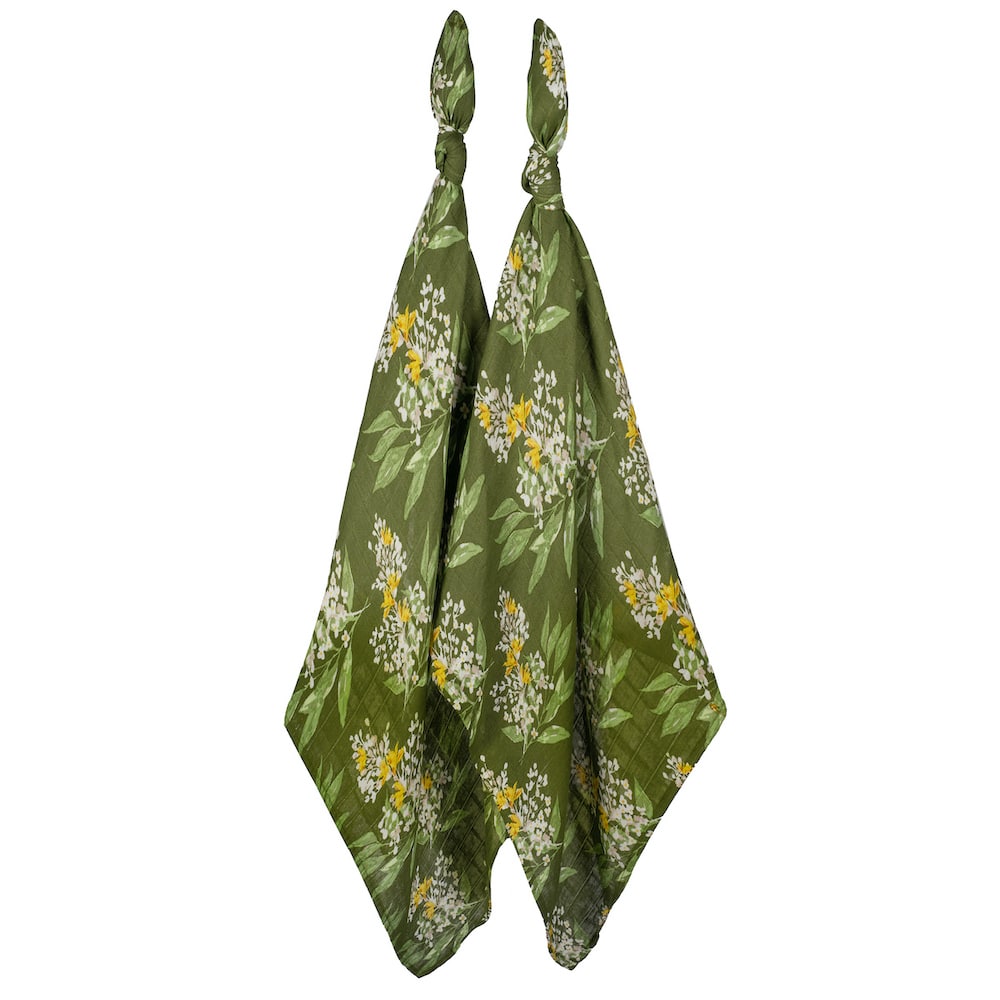Organic Cotton Muslin Burp Cloth - Zinnias Gift Boutique