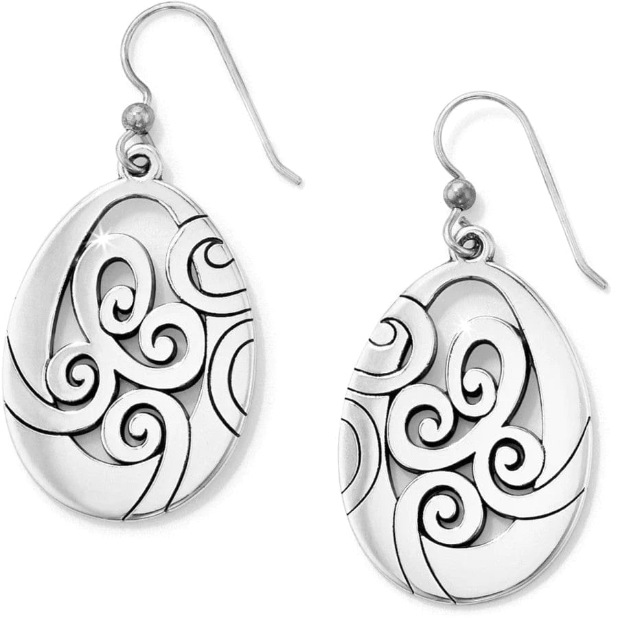 Silver Mingle French Wire Earring - Zinnias Gift Boutique