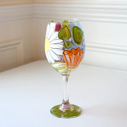 Mom&#39;s Favorite Wine Glass 20oz - Zinnias Gift Boutique