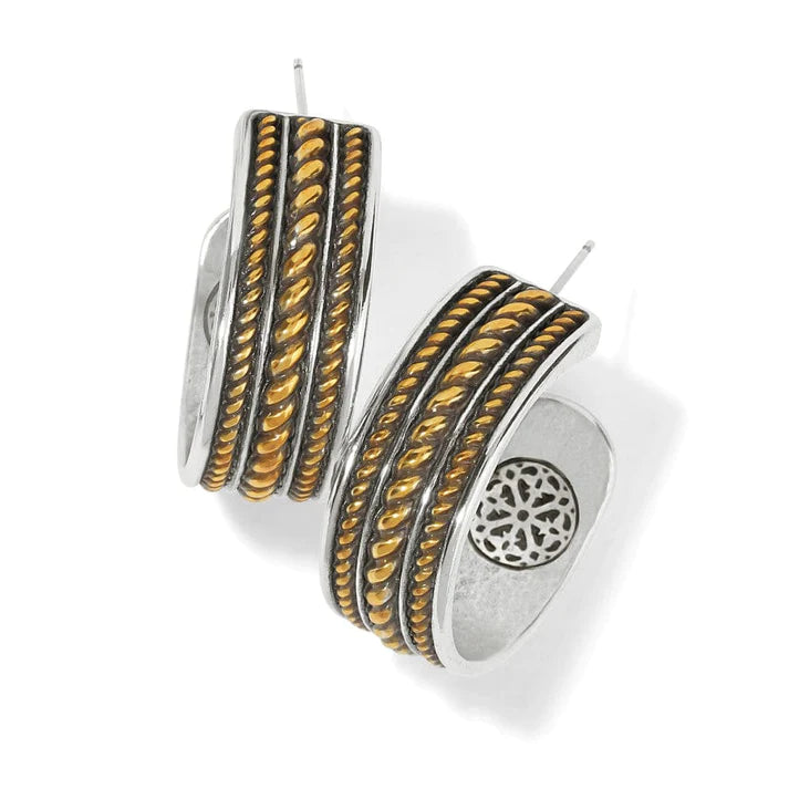 Ferrara Monete wide hoop Earrings - Zinnias Gift Boutique