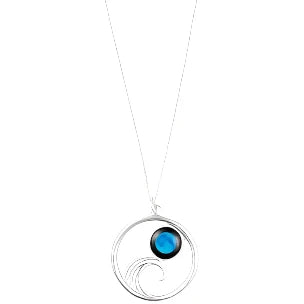 Wave Necklace moon glow - Zinnias Gift Boutique