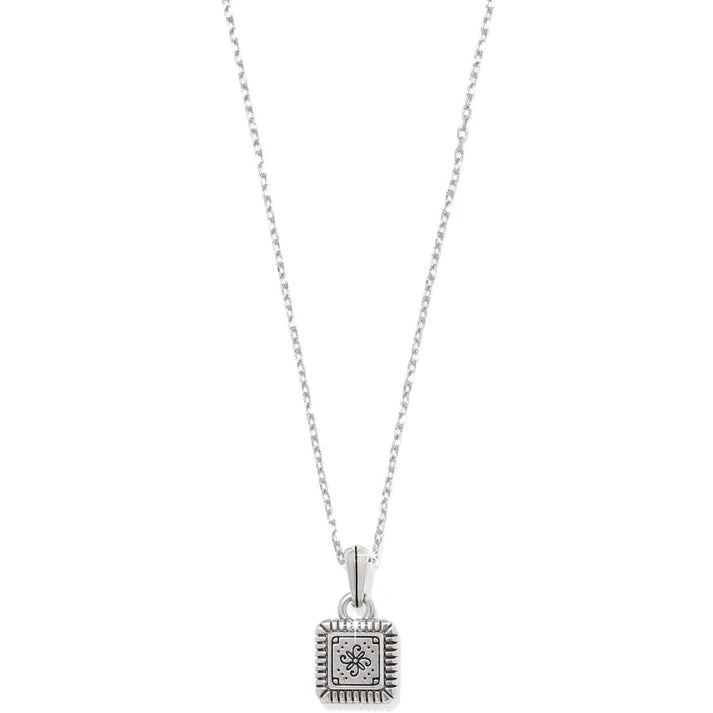 Mosaic Two Tone Mini Tile Necklace - Zinnias Gift Boutique