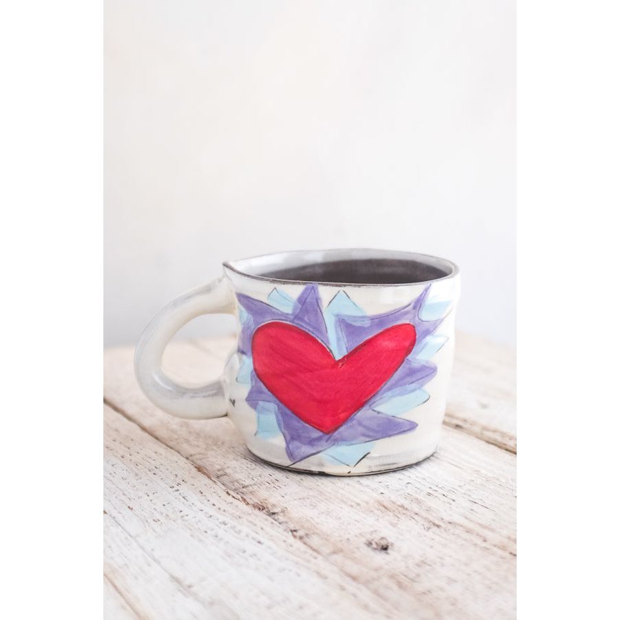 Mug (Flaming Heart Violet) - Zinnias Gift Boutique
