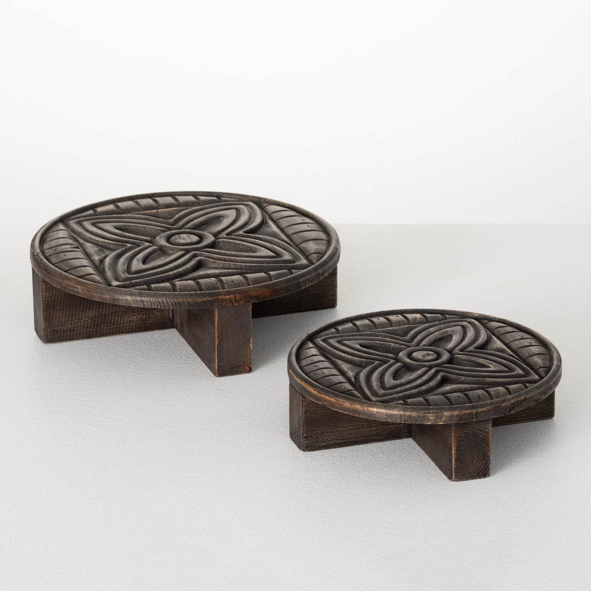 Risers with Medallion Pattern - Zinnias Gift Boutique