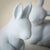 Blue Bunny Figurine - Zinnias Gift Boutique