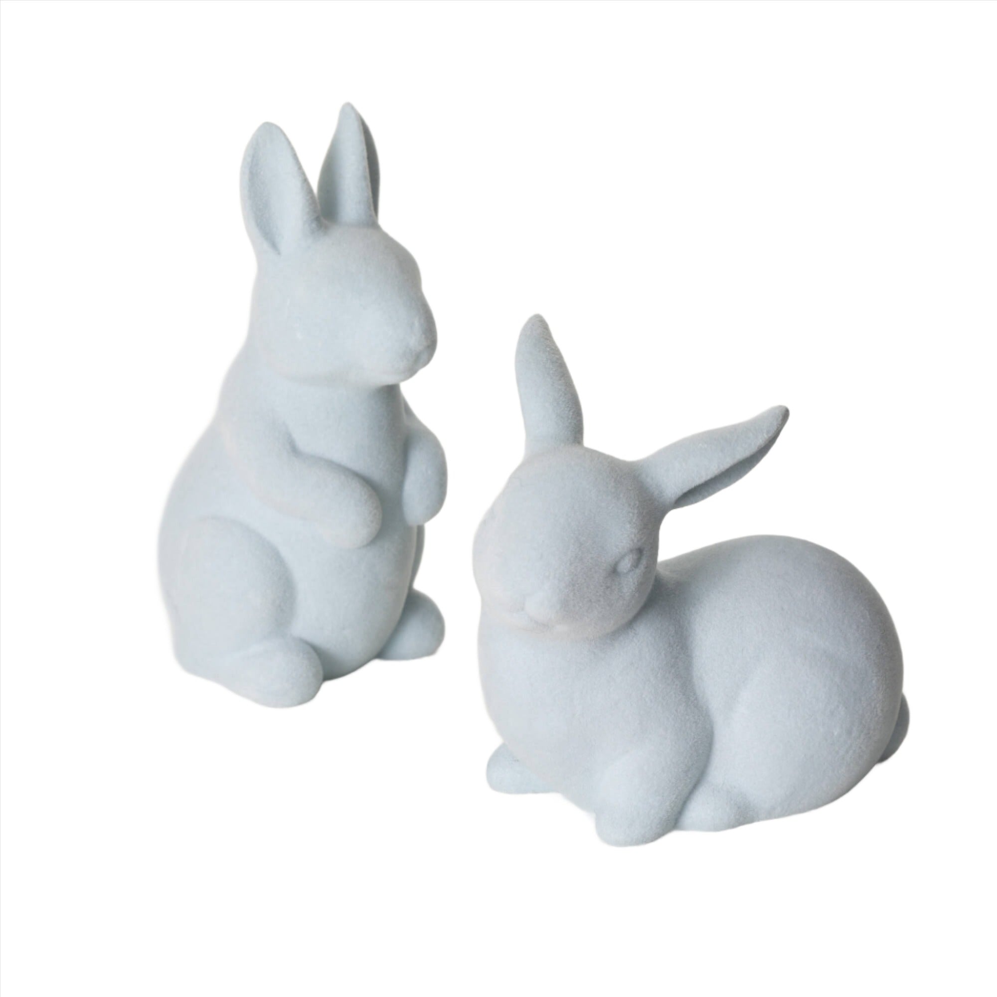 Blue Bunny Figurine - Zinnias Gift Boutique