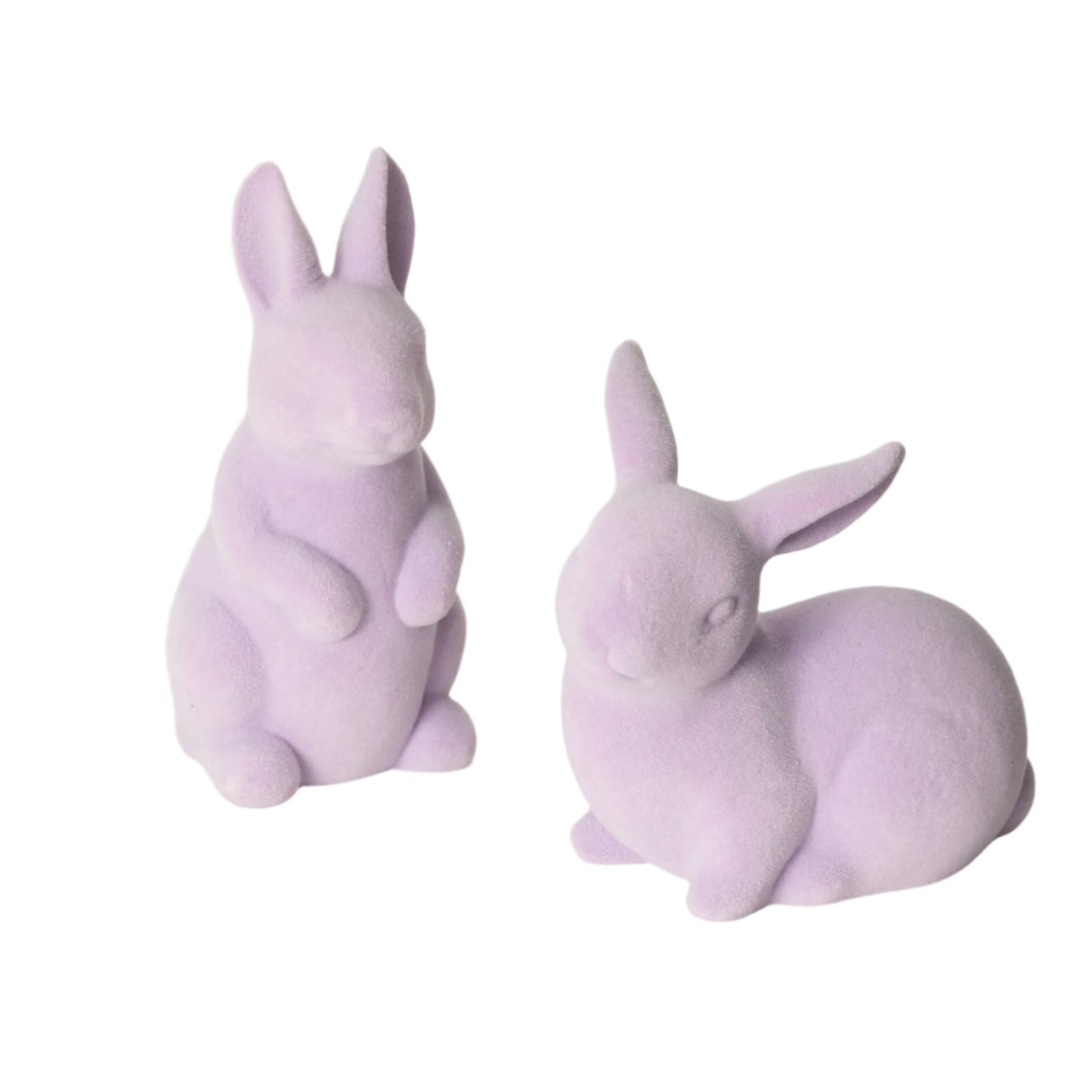 Lavender Bunny Figurine - Zinnias Gift Boutique