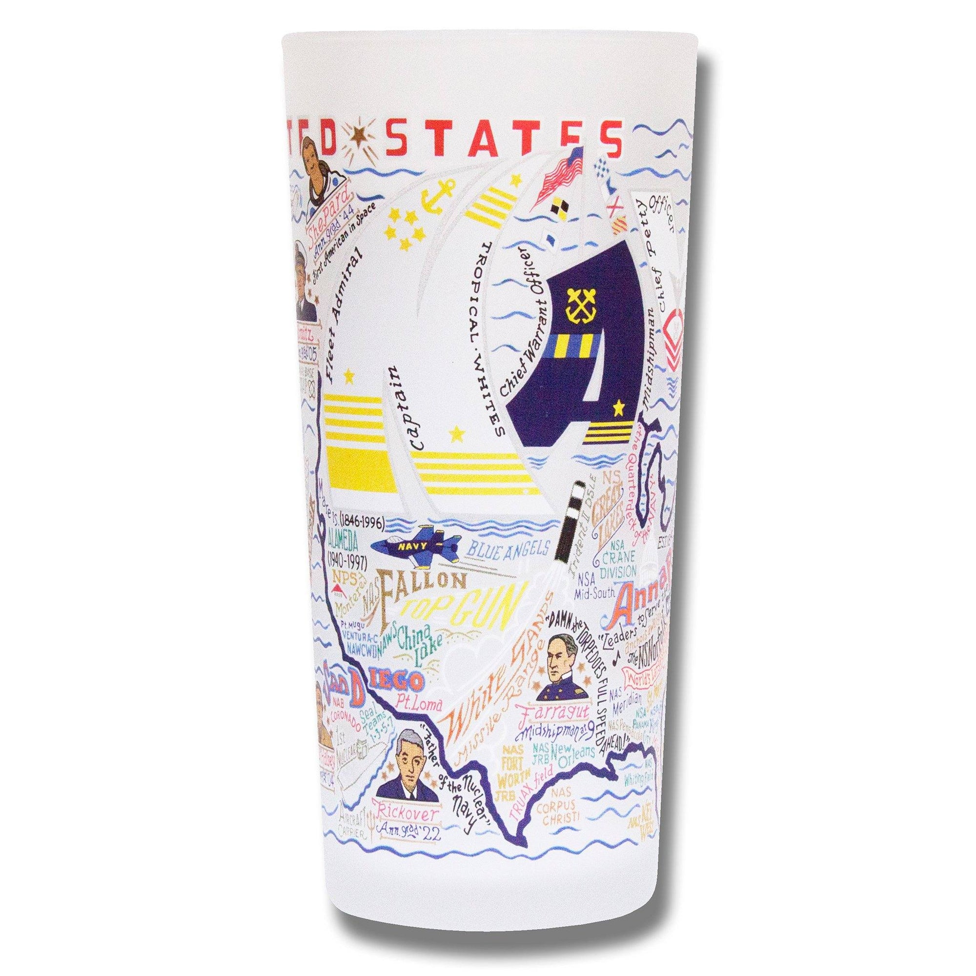 Drinking Glass (Military) - Zinnias Gift Boutique