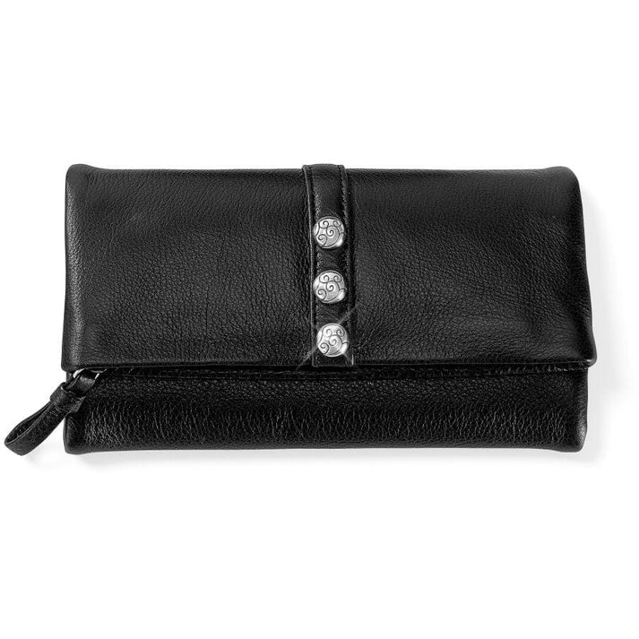 Nolita Shimmer Large Wallet Black - Zinnias Gift Boutique