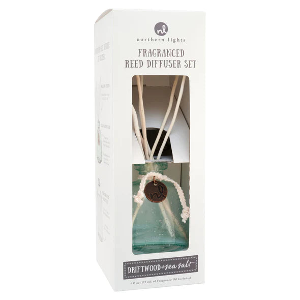 Recycled Glass Reed Diffuser - Zinnias Gift Boutique