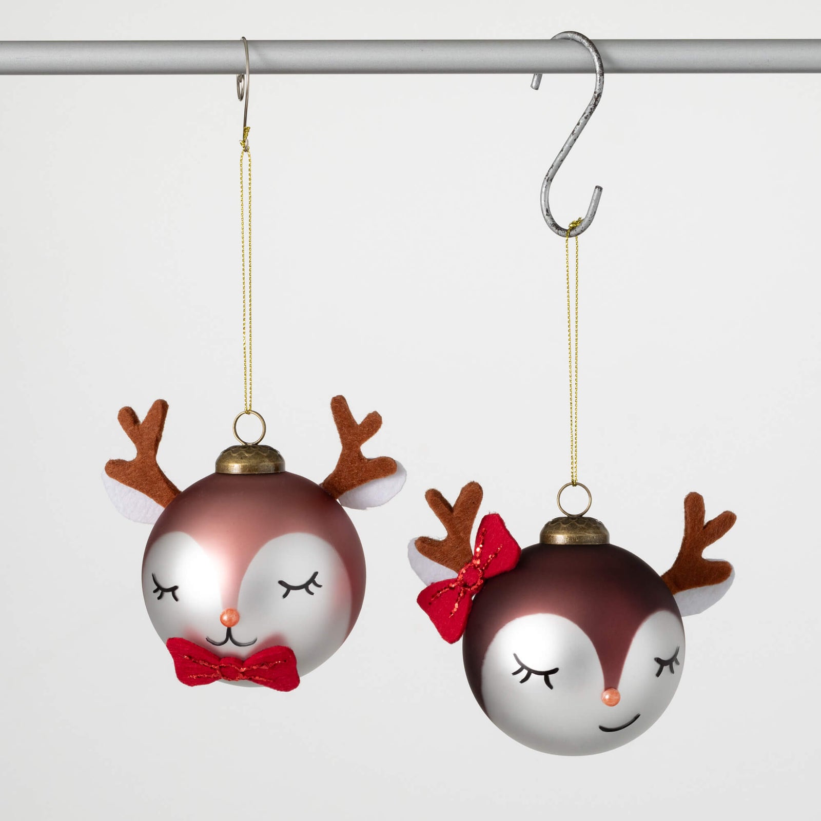 Reindeer Head Ornament - Zinnias Gift Boutique