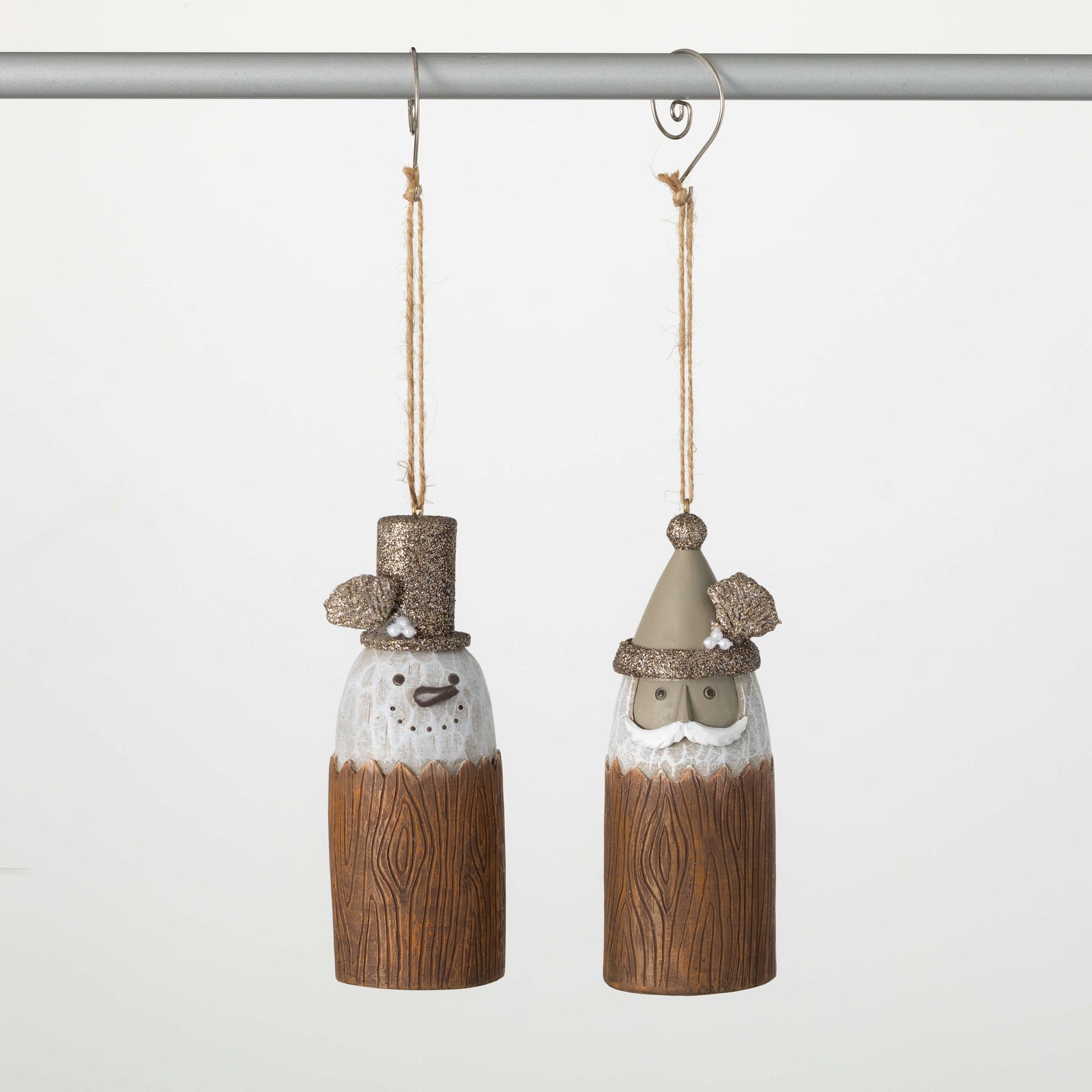 Santa/Snowman Ornament - Zinnias Gift Boutique