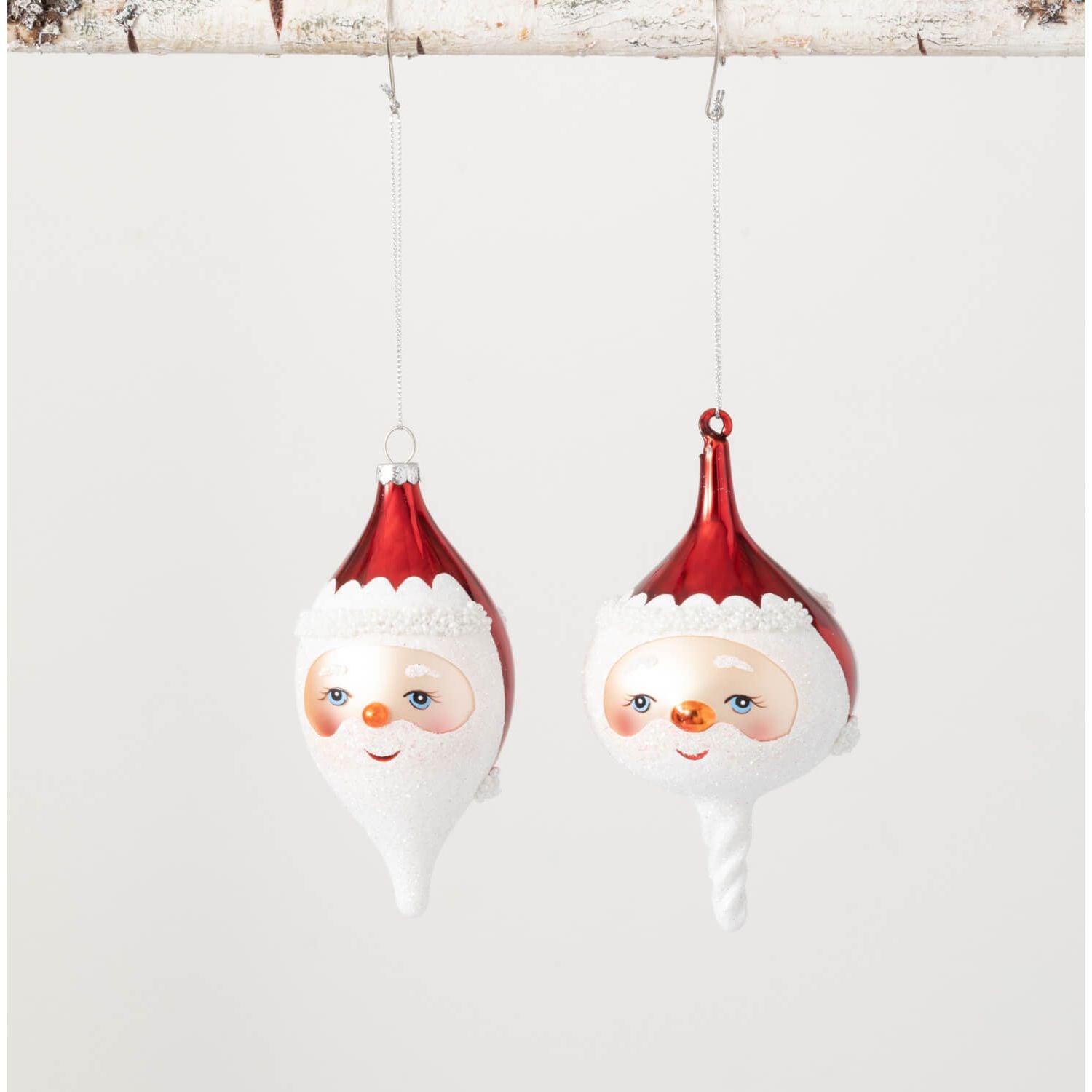 Santa Face Ornament - Zinnias Gift Boutique