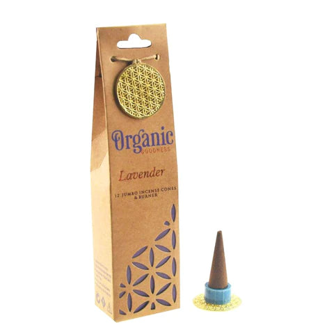 Organic Goodness Cones Lavender 15g - Zinnias Gift Boutique