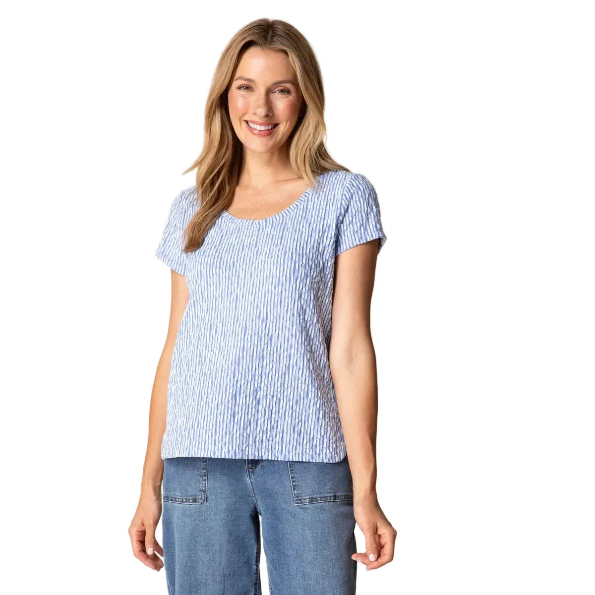 Daisy Dash Flounce Top - Zinnias Gift Boutique