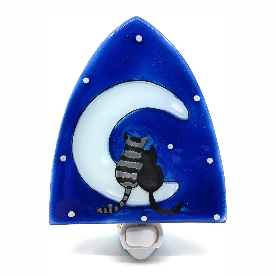 Fused glass nightlight - Zinnias Gift Boutique