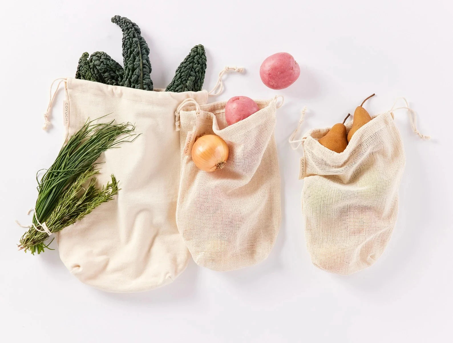 Produce Bag Trio Organic Cotton