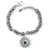 Pebble Dot Medali Blue Chain Bracelet - Zinnias Gift Boutique