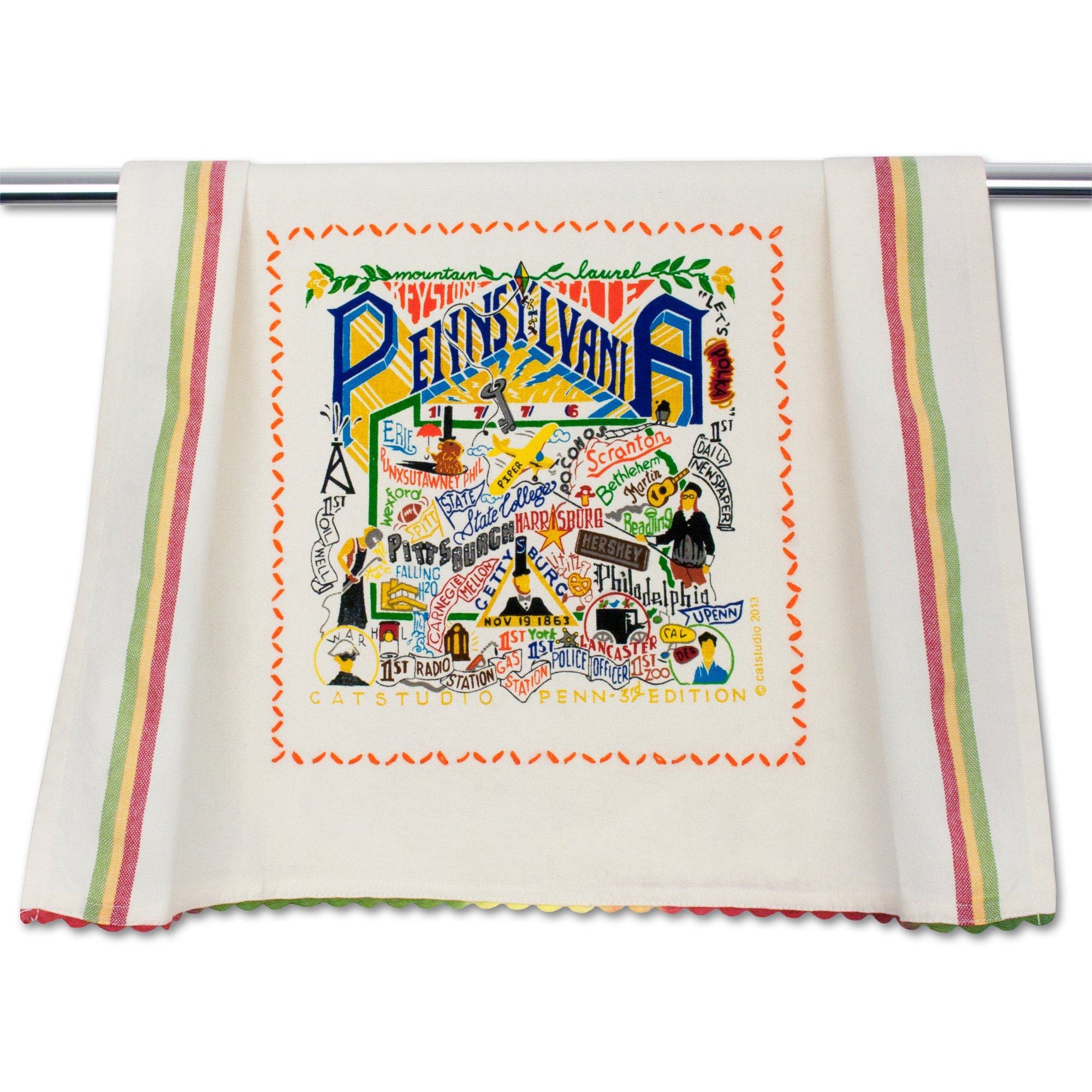 Dish Towel - Collegiate - Zinnias Gift Boutique