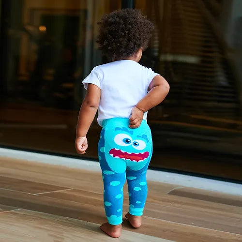 Grumpy Monster Boy Funkie Tights - Zinnias Gift Boutique