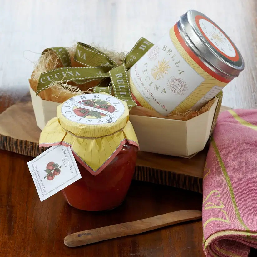 Pizza Sauce &amp; Dough Balsawood Gift Kit