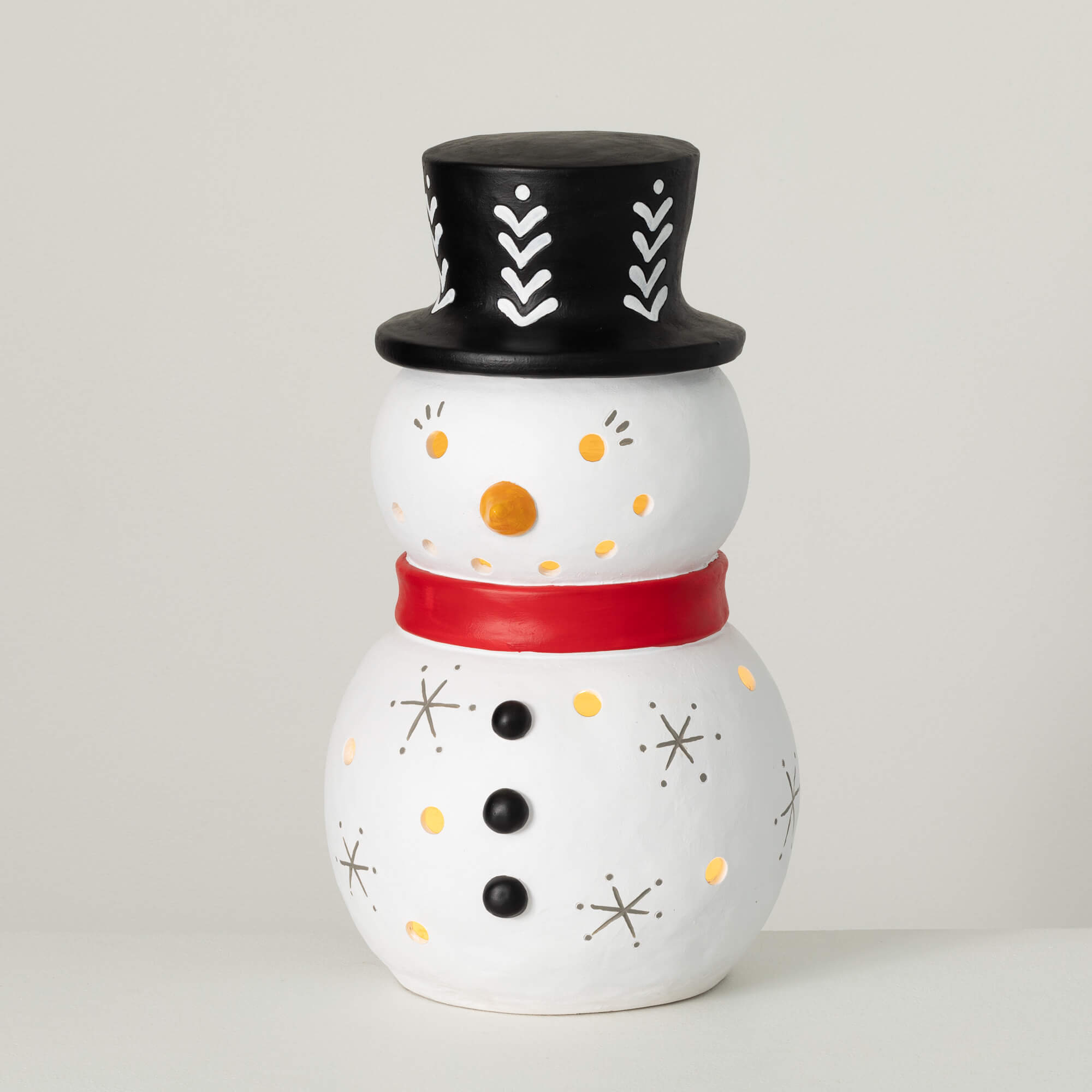 Outdoor LIGHTED LED SNOWMAN - Zinnias Gift Boutique
