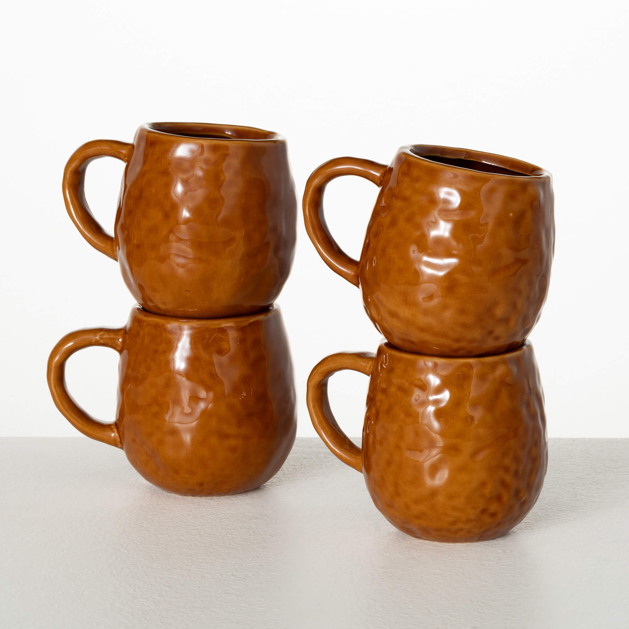 EMBOSSED FOLIAGE MUG - Zinnias Gift Boutique