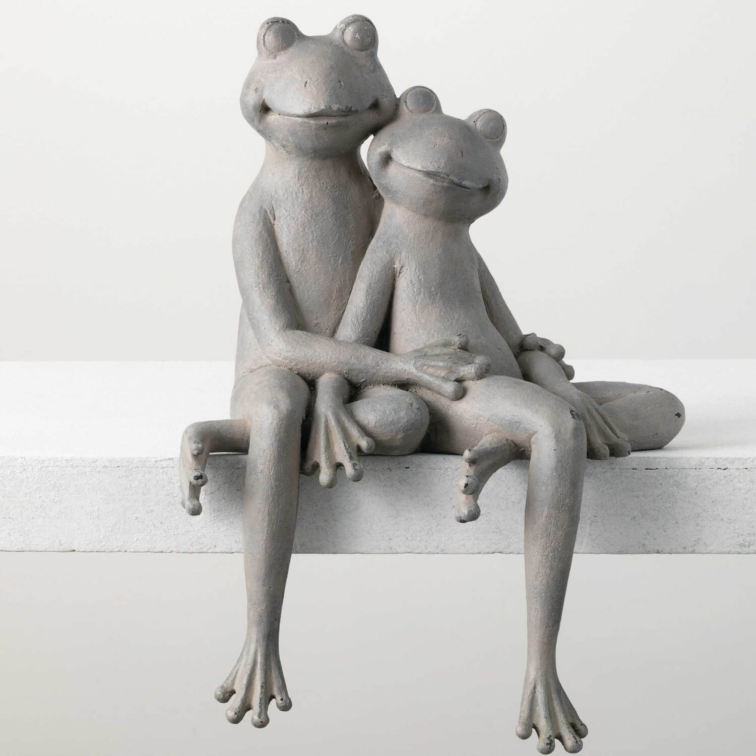 Lying Yoga Frog Statue Meditating Figurine Sculpture for Garden 