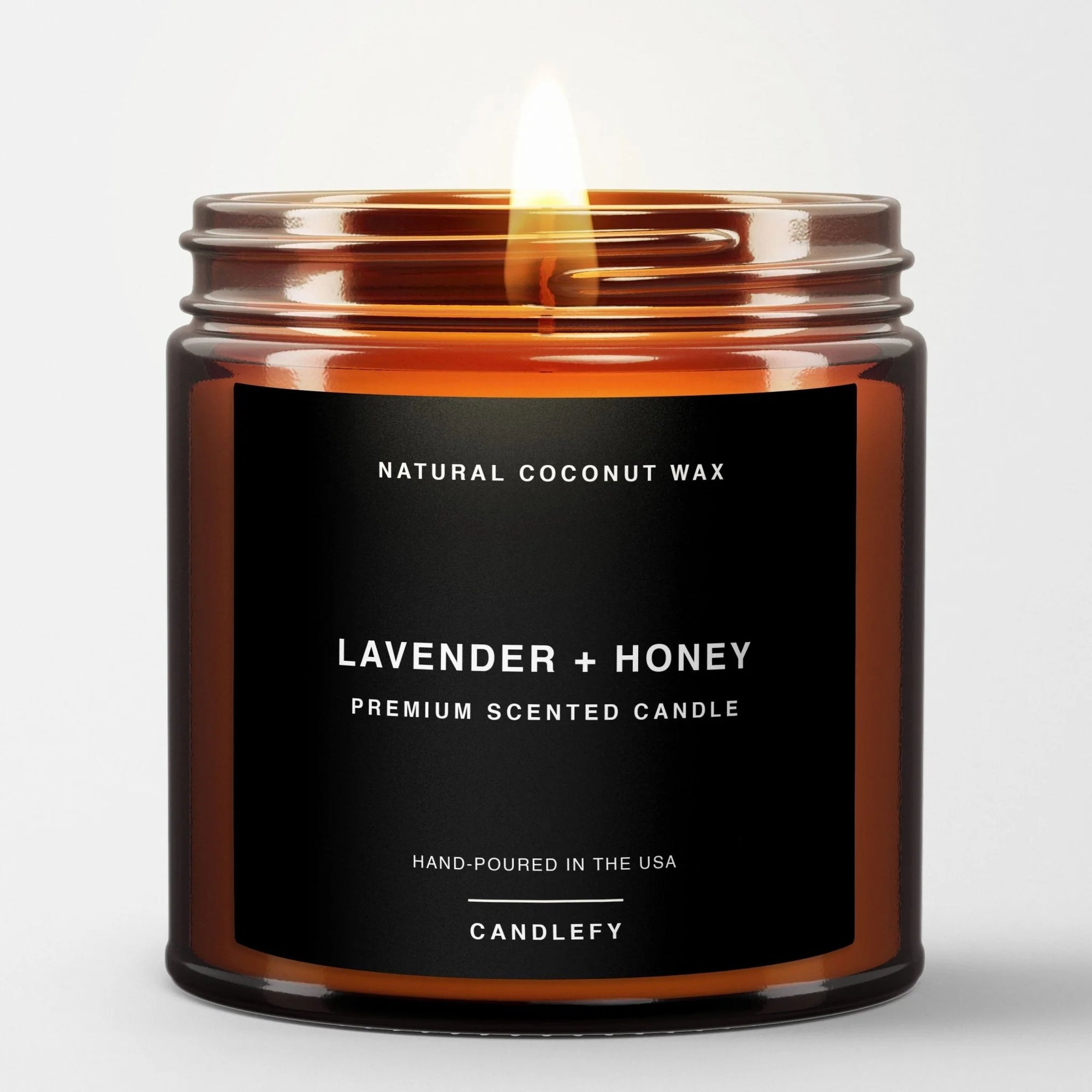 Lavender Honey Premium Coconut Wax Candle - Zinnias Gift Boutique