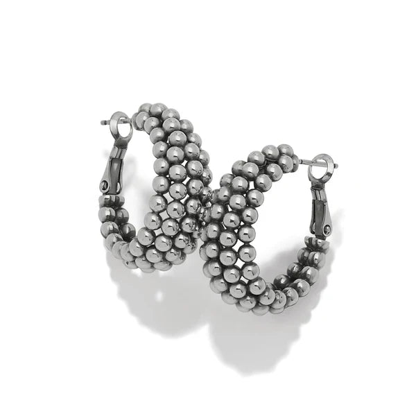 Pretty Tough Blossom Hoop Earrings - Zinnias Gift Boutique