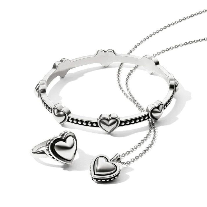 Pretty Tough Heart Bangle - Zinnias Gift Boutique