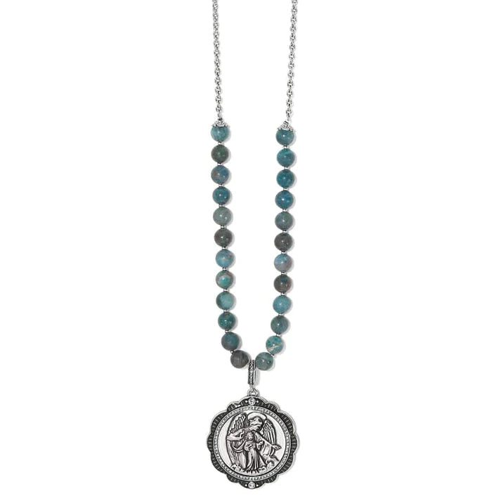 Protection Angel Medallion Necklace - Zinnias Gift Boutique