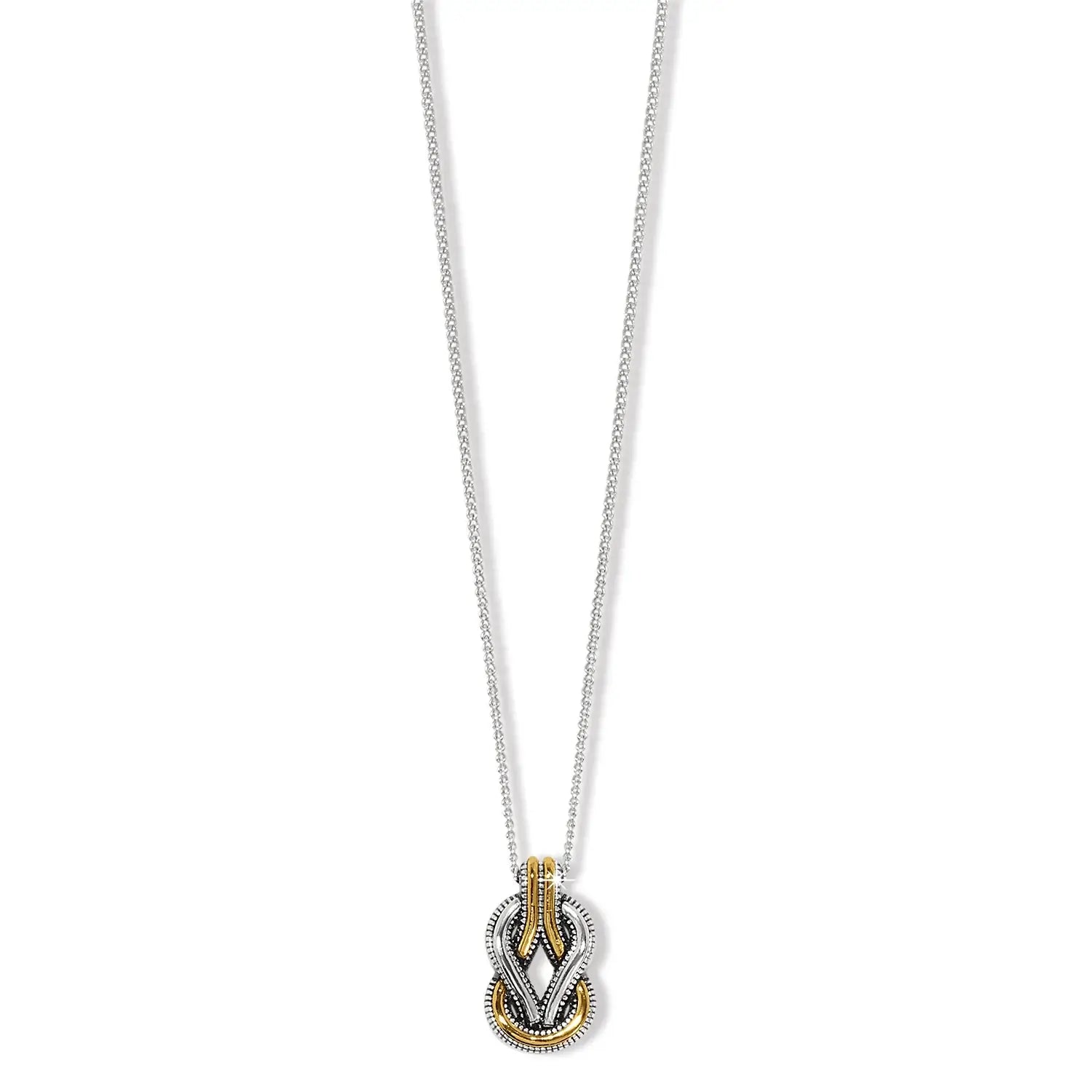 Interlok Harmony Two Tone Petite Necklace - Zinnias Gift Boutique