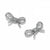 Illumina Bow Post Earrings