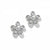 Enchanting Flower Post Earring Silver