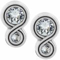 Infinity Sparkle Post Earrings - Zinnias Gift Boutique