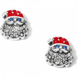 Blingy santa post earrings