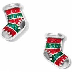 Blingy stocking post earrings - Zinnias Gift Boutique