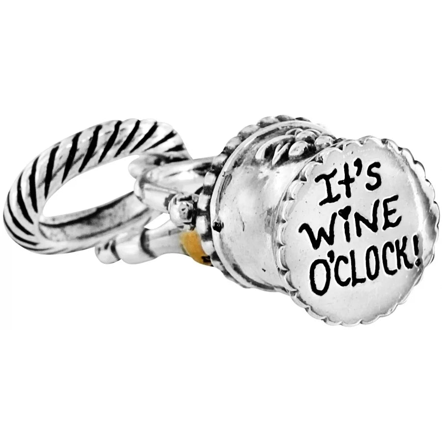 Wine O'Clock charm - Zinnias Gift Boutique