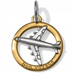 Wanderlust Jet Amulet Charm - Zinnias Gift Boutique