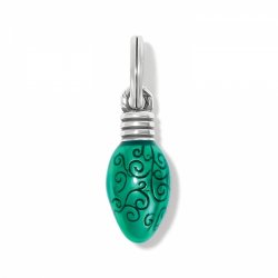Holiday Bulb Charm Green - Zinnias Gift Boutique
