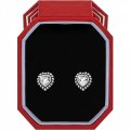 Shimmer Heart Mini Post Earring - Zinnias Gift Boutique