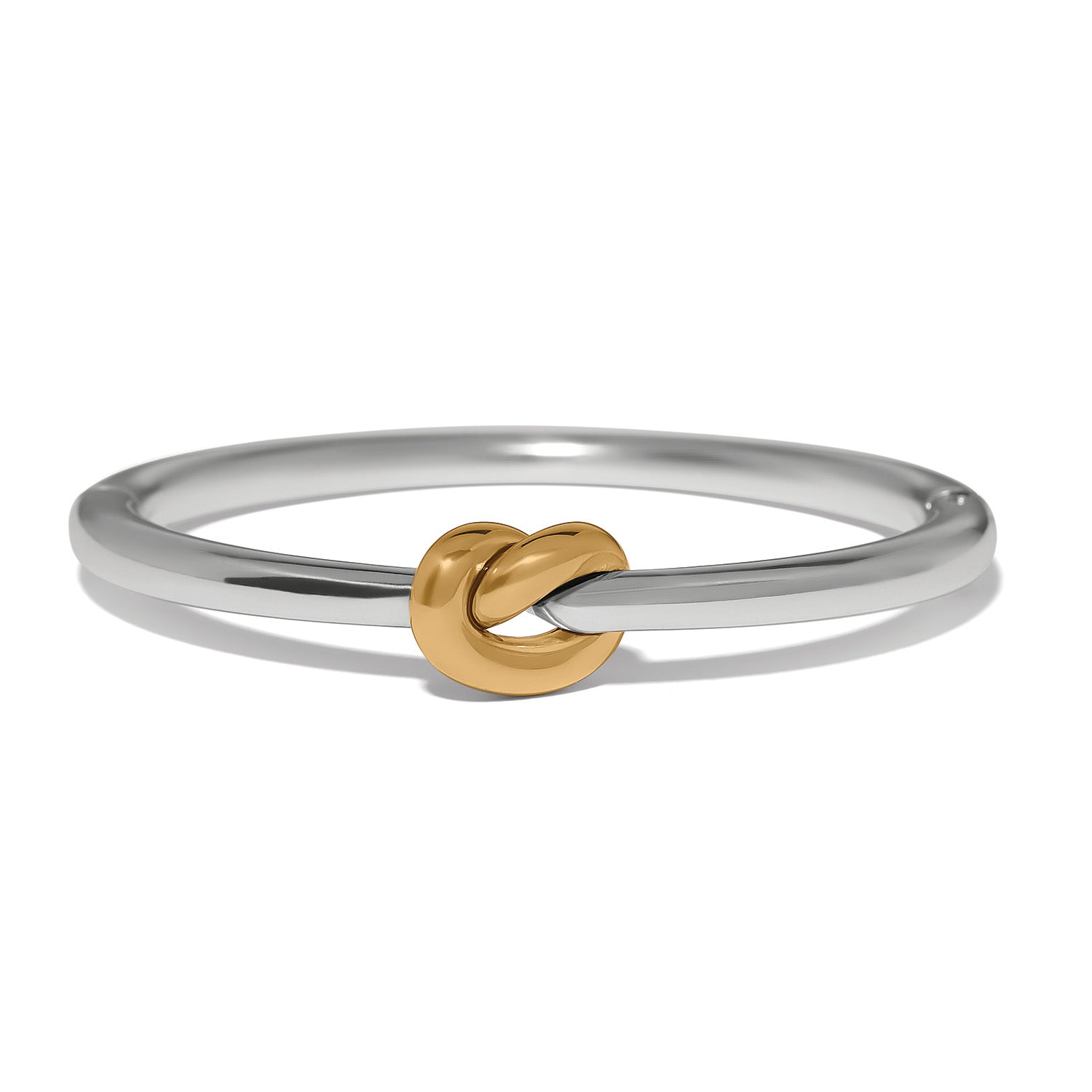 Interlok Single Knot Hinged Bangle 2 tone