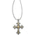 Roman Conv Cross Necklace - Zinnias Gift Boutique