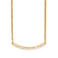 Meridian Geo Bar Necklace Gold