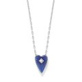 Love Messages B You Blue Necklace - Zinnias Gift Boutique