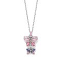 La Tulipe Butterfly Pink Duo Neckalce - Zinnias Gift Boutique